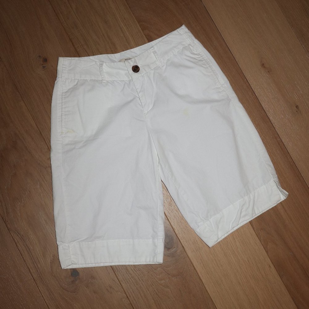 Merona - Pair of White Jean Shorts Size 4 *preloved*
